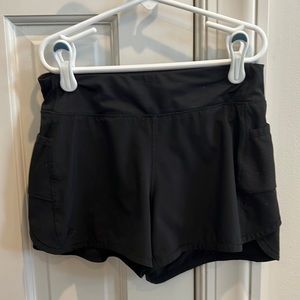 Athleta Girl Record Breaker 3” Black Short Size M 8-10